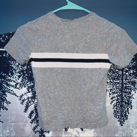 Brandy Grey Striped Top - Picture 2 of 2